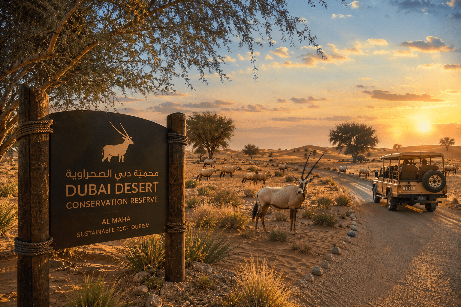Exploring the dubai desert conservation reserve: a wildlife adventure