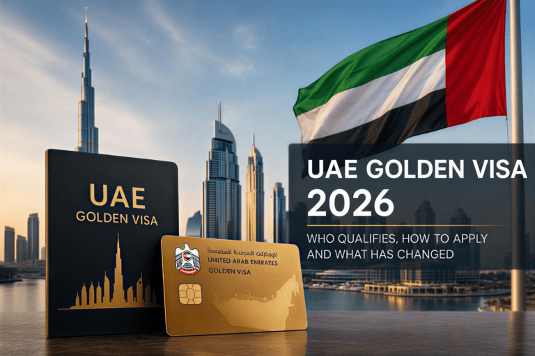 UAE Golden Visa 2026: Who Qualifies, How to Apply, and What Has Changed