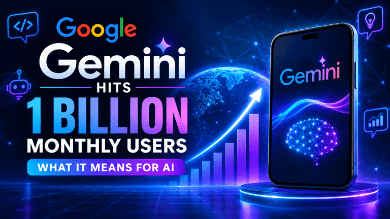 Google Gemini Hits 1 Billion Monthly Users: What It Means for AI